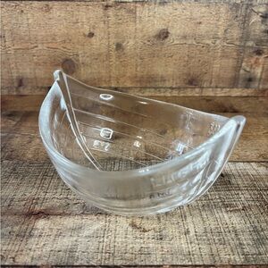Vintage NYBRO SWEDEN Crystal Glass Boat Bowl LL653 7"BY PAUL ISLING W/Sticker